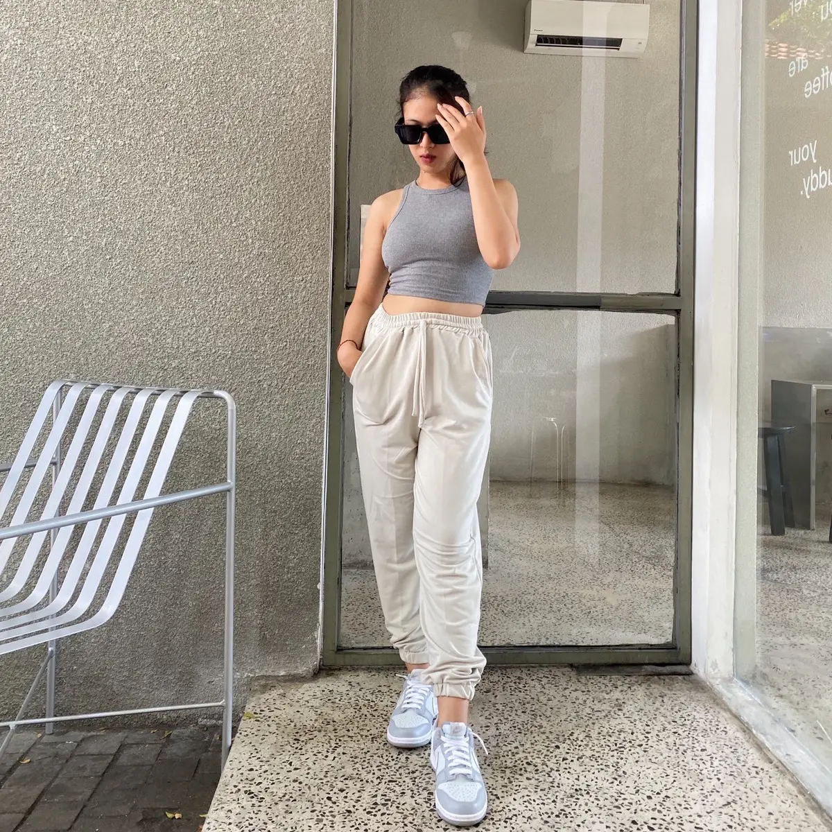 [Dyfashiostuff] Jogger Pants - Celana Panjang Wanita Sweatpants