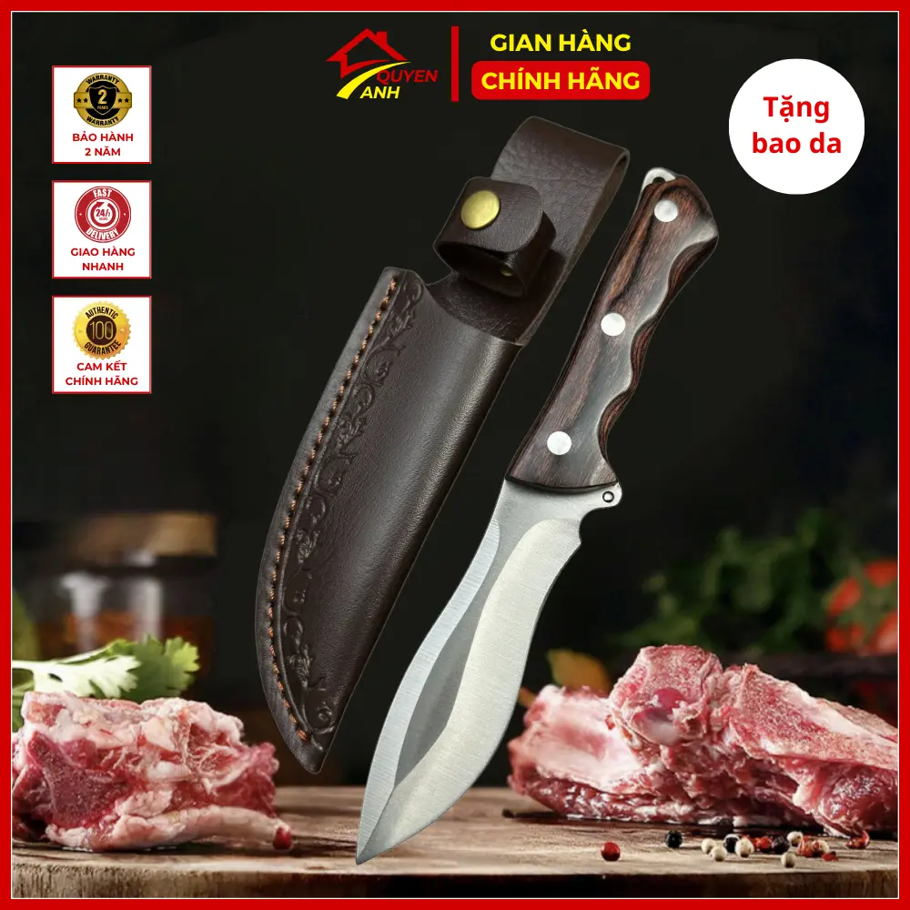 [MUA DAO TẶNG BAO DA] DAO NHẬT BẢN TAZAKI, DAO MÔNG CỔ, Dao Thái Thịt Dao Lọc Xương Dao Đầu Bếp Dao Du Lịch Dao Đi Rừng