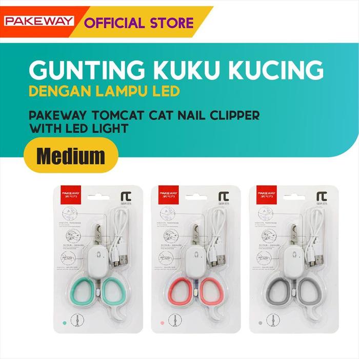 Gambar Pakeway Tomcat Cat Nail Clipper With LED Light / Gunting Kuku dari M-Pets Volk Pets Indonesia Kota Tangerang Tokopedia