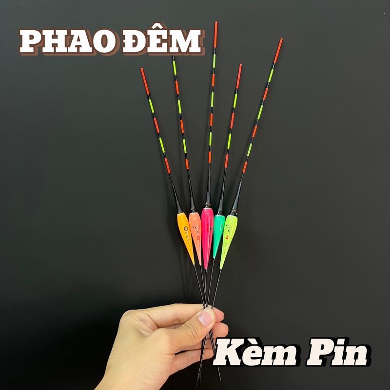   Kèm Pin  Phao Câu Đêm Đa Năng Không Đổi Màu Phao Chuyên Dụng Cho Câu Đêm Bắt Cá Đi Câu Câu Cá Fishing 