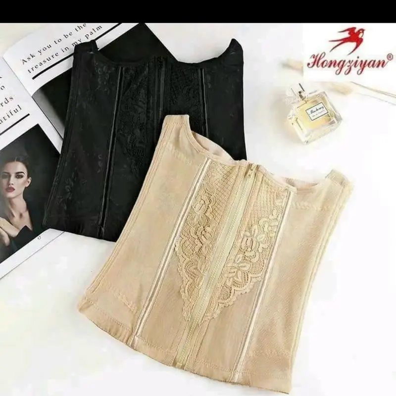 Gen nịt bụng định hình hoạ tiết vải lưới co giãn chống cuộn hàng đẹp nữ gen nịt bụng Women 4