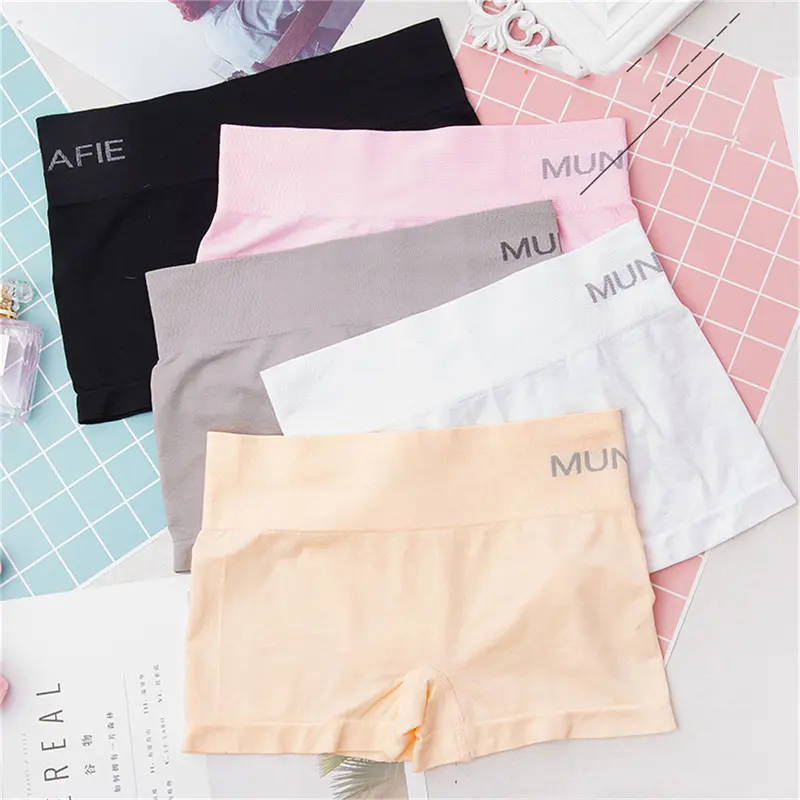 Quần An Toàn, Dành Cho Nữ, Liền Mạch, Định Hình Cơ Thể, Quần Boxer Ngắn, Đồ Lót, Quần Lót