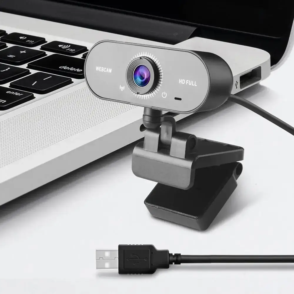 W16 1080P Full HD Webcam built in mic computer camera Live video USB port plug and play