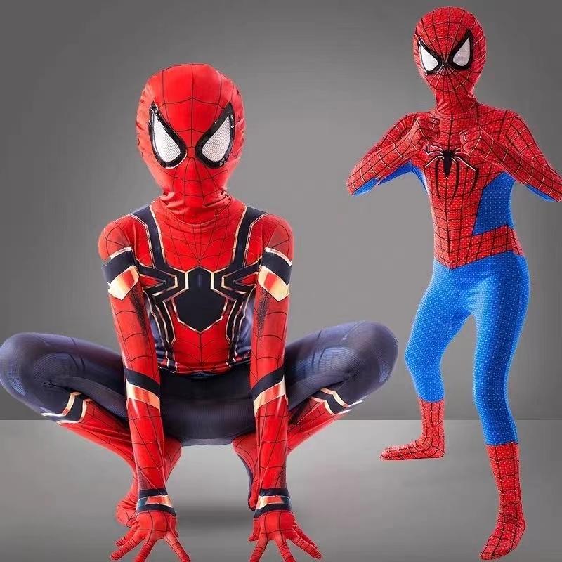 Áo Liền Quần Người Nhện, Quà Tặng Trẻ Em, Trang Phục Hóa Trang Cho Bạn Trai Và Bạn Gái, Thích Hợp Biểu Diễn Halloween, Bộ Đồ Spandex Người Nhện Tuyệt Vời Mới
