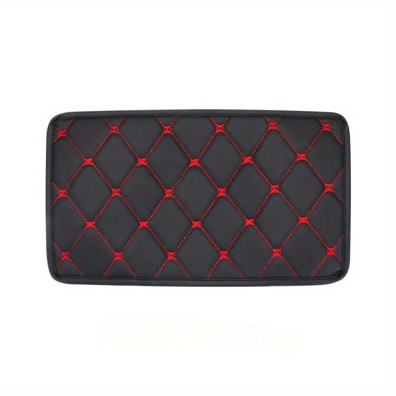 Car Center Console Armrest Pad, 1 Count PU Leather Waterproof Car Armrest Box Mat, Universal Car Interior Accessories for Women & Men 7