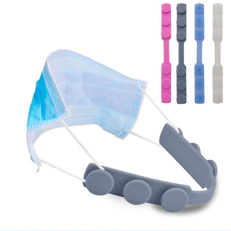 Anti-tight Adjustable Three-speed Mask Ear Hook Silicone Mask Holder Masking Strap Extender Protect Ear Grips Extender 1