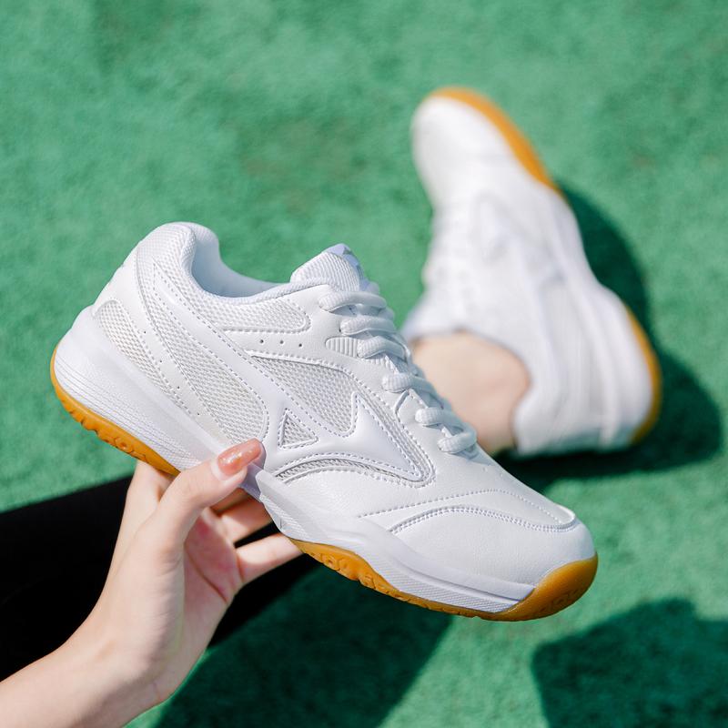 Product Introduction of Students professional badminton shoes tennis shoes table tennis shoes men's women's sports shoes couple casual shoes net breathable comfortable size 35-44 33