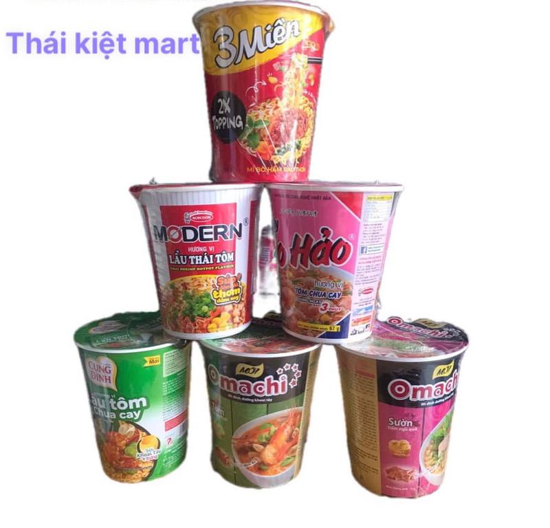 Mì ly Hảo Hảo - mì ly Omachi - mì ly Modern - mì ly Cung Đình