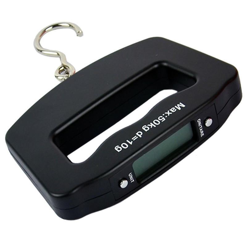 Portable Digital Luggage Scale, Handheld Weighing Mini Electronic Scale with Fishing Hook Tare Function Backlit LCD Display, Suitable for Home Farm Factory Hunting Outdoor 3