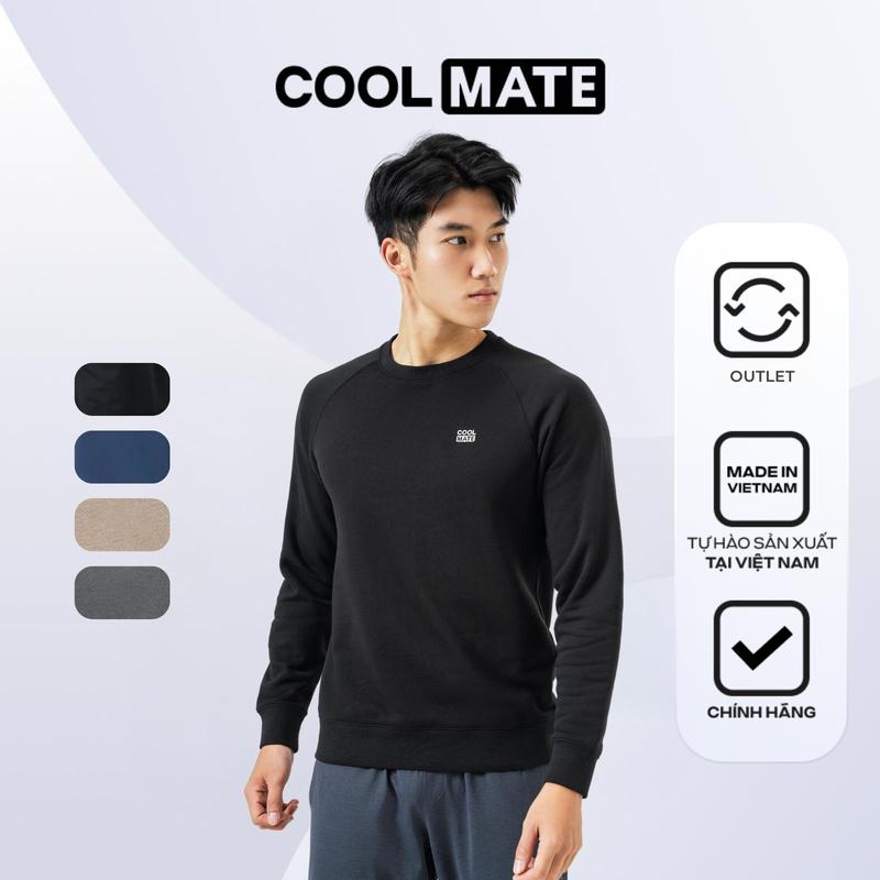 [Outlet Không đổi trả] Áo thun dài tay Sweatshirt thể thao Active - Coolmate