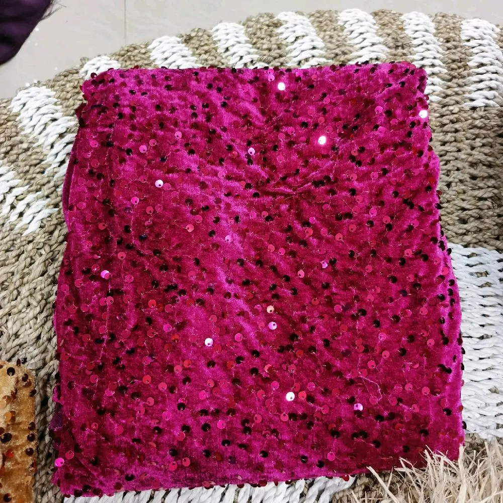 (harga per 0,5 meter) k ain Velvet bludru Payet/full Payet piringan