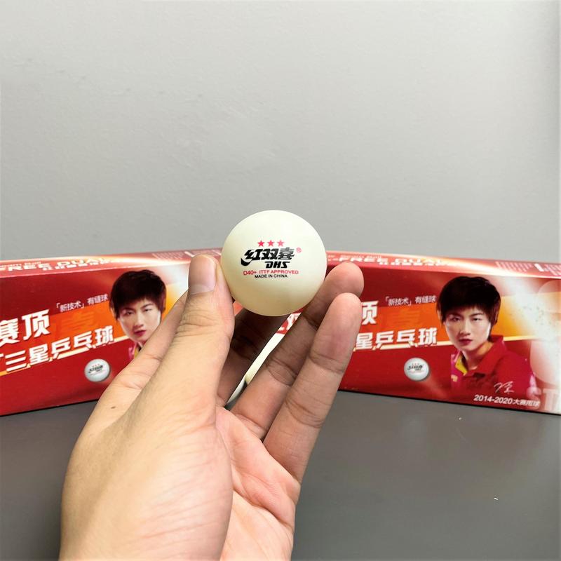 Quả Bóng Bàn Thi Đấu DHS 3 Sao D40+ - Chuẩn Thế Giới ( Hộp 10 Quả Trắng )