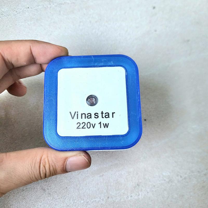 Đèn ngủ cảm biến LED Vinastar nhỏ gọn - cảm biến quang siêu nhạy - nhiều màu 6