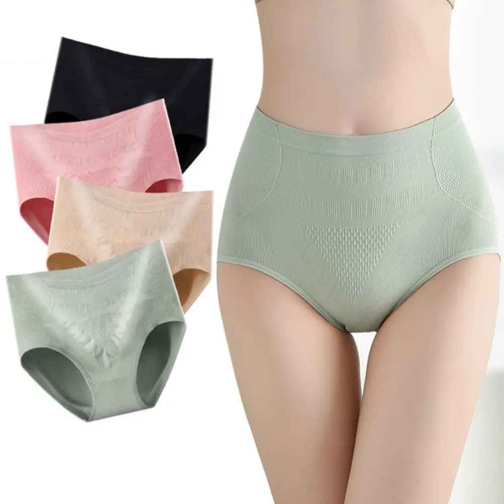 Quần Lót Cạp Cao Quần Sịp Trơn Đơn Giản, Định Hình Cơ Thể, Quần Bụng, Mềm Mại Và Thoải Mái, Đồ Lót Nữ, Thân Thiện Với Làn Da, Thoáng Khí, Quần Lót Cơ Bản