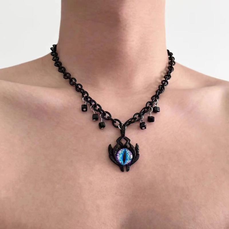 Product Introduction of Vòng Cổ Choker, Phong Cách Đường Phố Punk, Dành Cho Nam Giới, Dây Chuyền Xương Đòn Cao Cấp, Đồ Trang Trí Y2g Văn Hóa Phụ, Ngọt Ngào Và Ngầu, Cổ Áo Hoa Jewelry trang  sức  titan  cao  cấp  hàng  hiệu 9