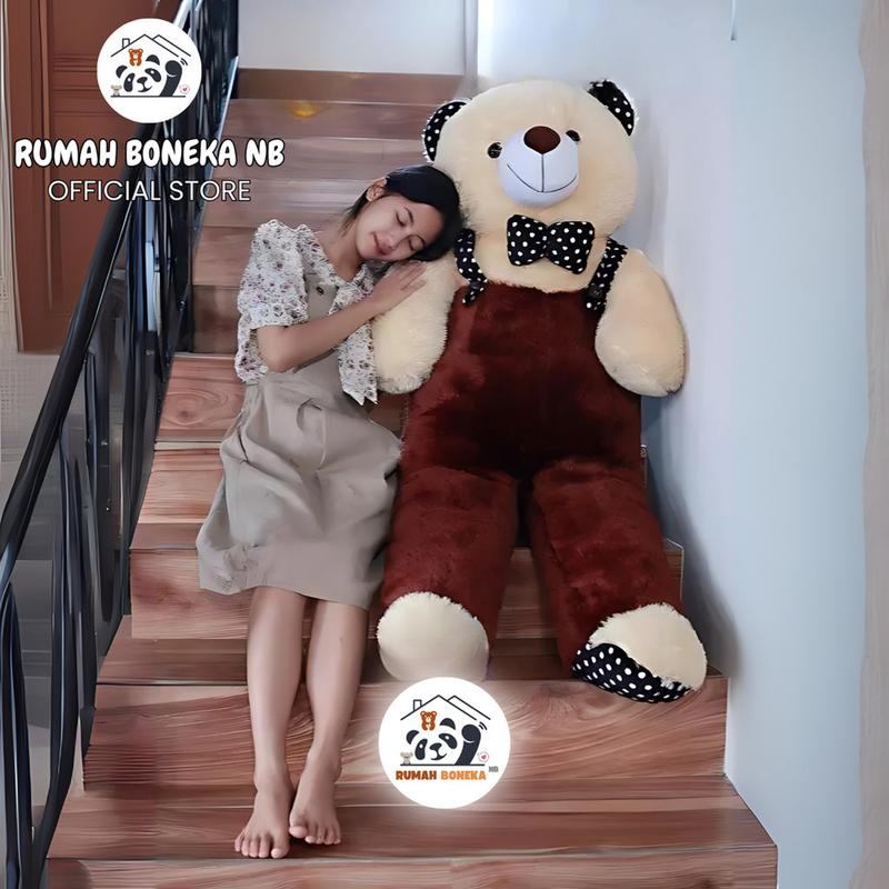 Boneka Jumbo Teddy Bear Beruang Besar 1,6 Meter SNI Premium Gemoy - Dewasa, Anak 5