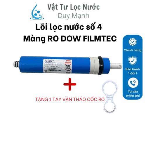 Lõi lọc nước số 4 - Màng RO DOW FILMTEC +TẶNG KÈM 1 TAY THÁO CỐC RO máy lọc máy lọc máy lọc