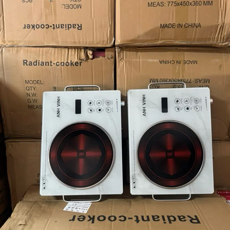 Combo 2 Bếp Hồng Ngoại 3500W - Bếp Cảm Ứng Với Đáy Phẳng Chống Xước, Bảo Hành 12 Tháng điện 2