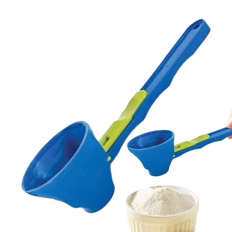 Product Introduction of Measuring Spoon Funnel With Longer Handle Powder Scoop For Water Bottle Water Bottle Scoop Funnel Funnel Scooper Precise 19