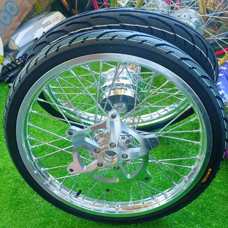 Bánh Căm Sonic Đùm Mạ Crôm Niềng Nhôm Thái Solute Shopper Shark Vỏ Ruột Camel Phụ Tùng Phụ Kiện