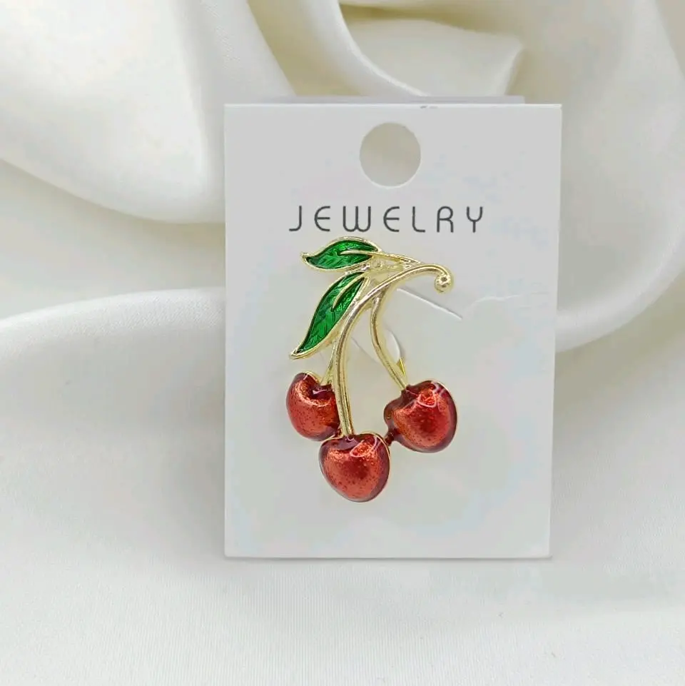 Bros Rhodium Anti Ngarat Bros Cherry Bros Klip Kerah Bros