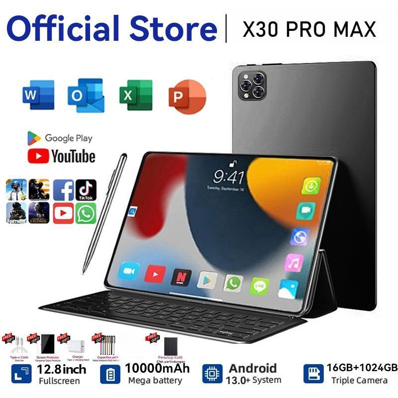 【Bisa COD】X30 YIYO Tablet PC Baru PRO MAX Tab 12GB + 512GB Tablet ...