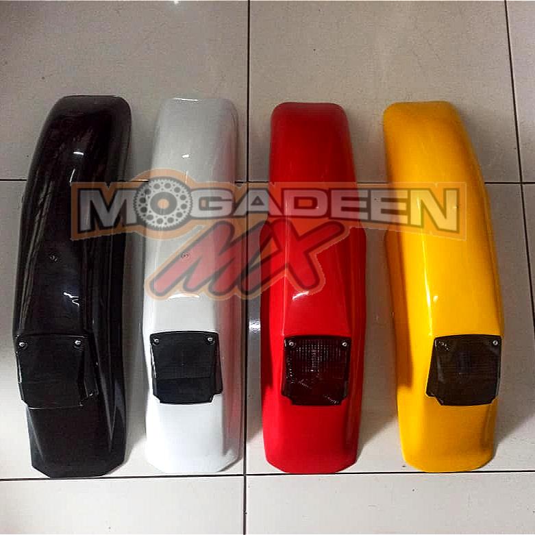 Spakboard Spakbor Belakang Trail Model Vintage Jadul Klasik Suzuki TS125 TS 125 *putih, merah