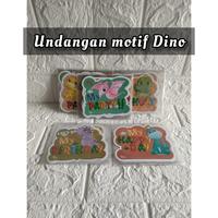 Gambar Undangan motif DINO / undangan ulang tahun - - dari Anugrah Plastik_NEW Kota Surabaya 1 Tokopedia