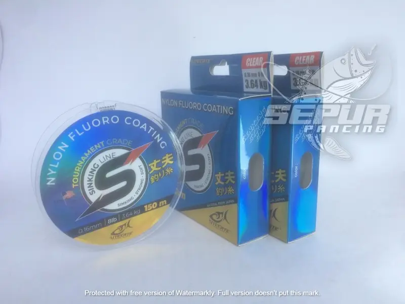 SENAR Pancing UTECATE Nylon Fluoro Coating Tournament Grade 150M 1