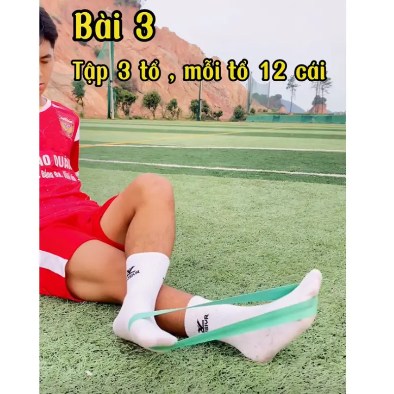 Dây kháng lực bóng đá tập lực sút AOLIKES  tập lực sút cổ chân, cơ chân 3