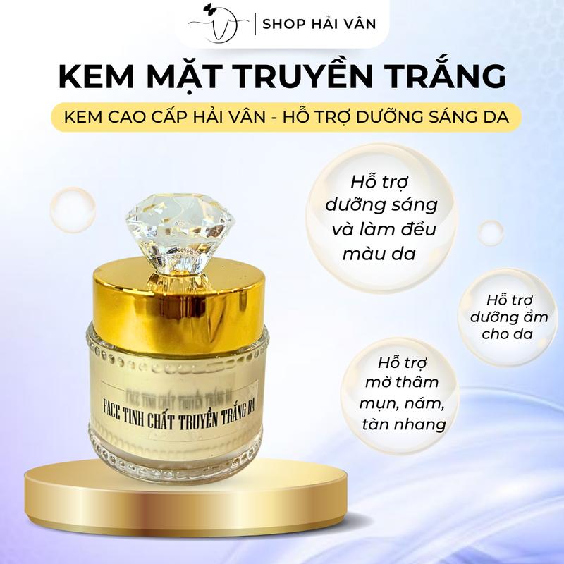 Kem Mặt Hải Vân Shop Dưỡng Trắng Da Dành Cho Tất Cả Các Loại Da (20gam) Dưỡng Ẩm Da Skincare Chăm Sóc Da