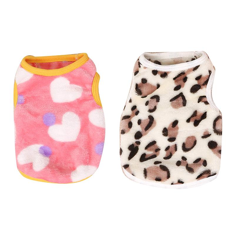 Cartoon Dog Vest Winter Warm Velvet Puppy Clothes Soft Comfortable Chihuahua Pullover Cute Love Printed Cat Coat Pet Supplies 7