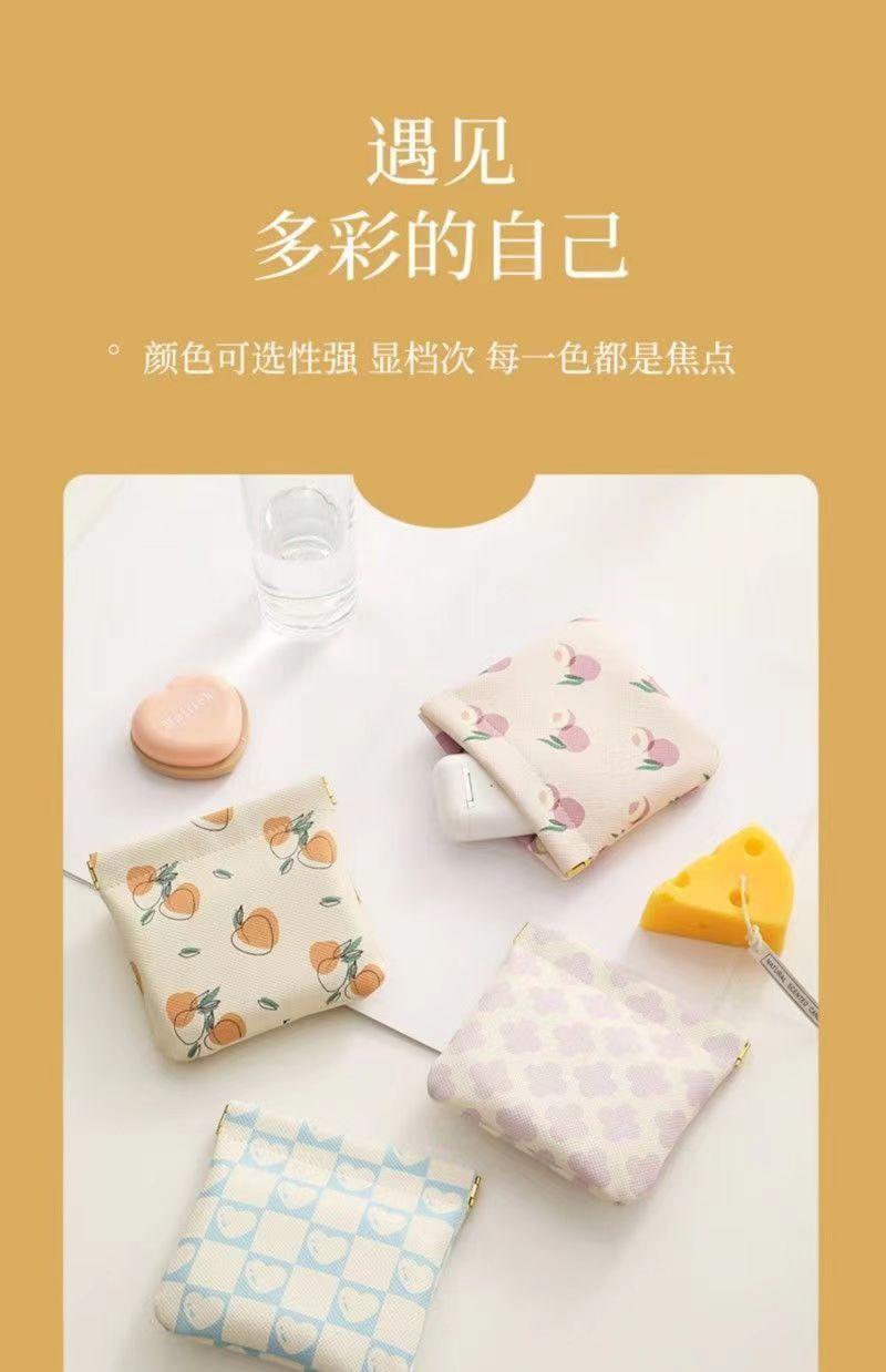 Product Introduction of Auto-closing storage pouch-mini travel organizer for cosmetics, lipstick, Keys & Coins, compact zipper coin purse, portable small items carry case for women ATK spice bags spice bags basketball wrapping throw plastic bag basketball wrapping 6