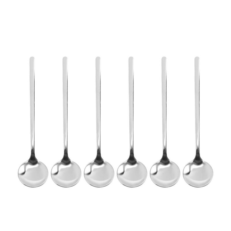 Stainless Steel 6Pcs Espresso Spoons Teaspoons for Coffee Sugar ...