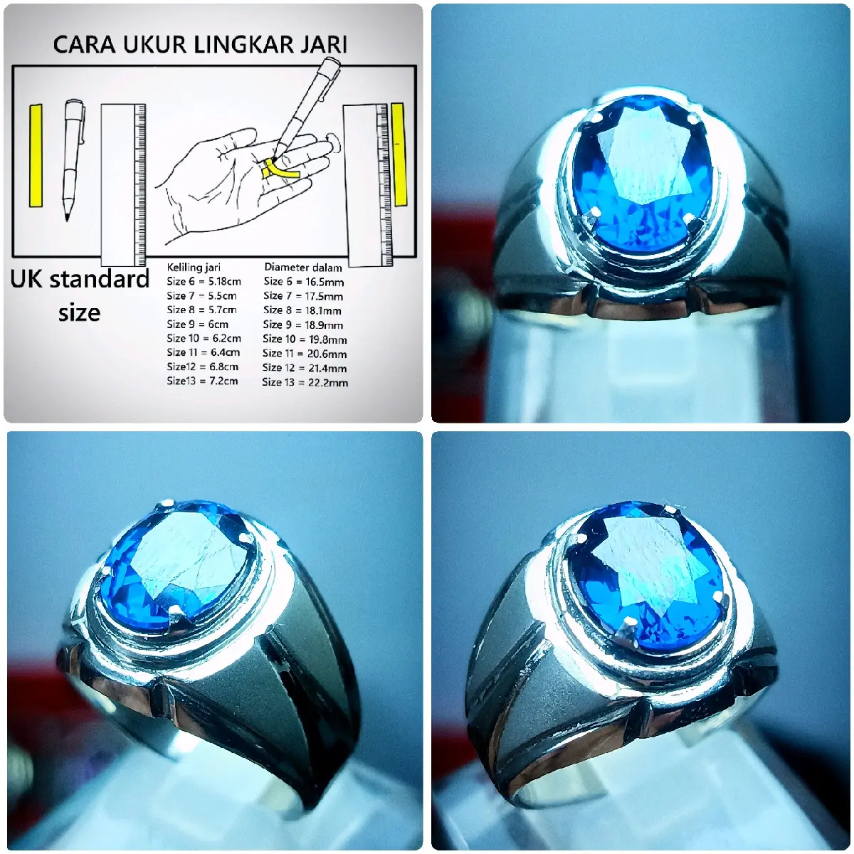 CINCIN PRIA BLUE SPIRE MONEL