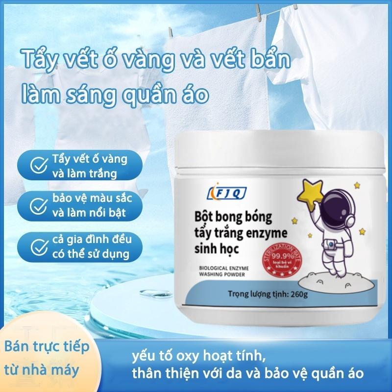 [Mua 1 Tặng 1] Bột tẩy trắng Sinh học 260g - Tẩy vết bẩn, khử vết ố vàng trên quần áo, giày dép, khăn , an toàn cho da và giày dép Làm Sạch Nam 3