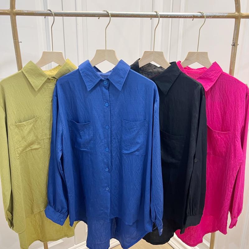 Kemeja polo linen - Dina top 0