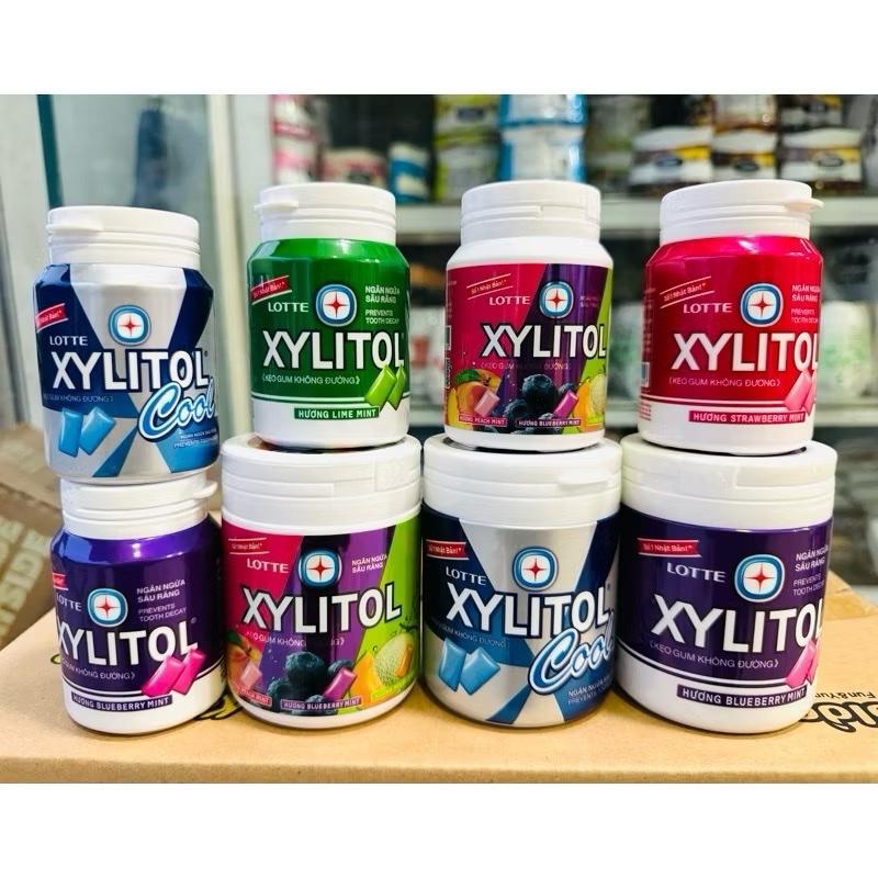 Kẹo Gum Không Đường Lotte 58g - 130.5g Xylitol hũ