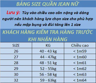 Quần jean nữ lưng cao vừa túi vuông dáng ôm chất co giản dễ mặc - Women's Pants Denim Khuy 4