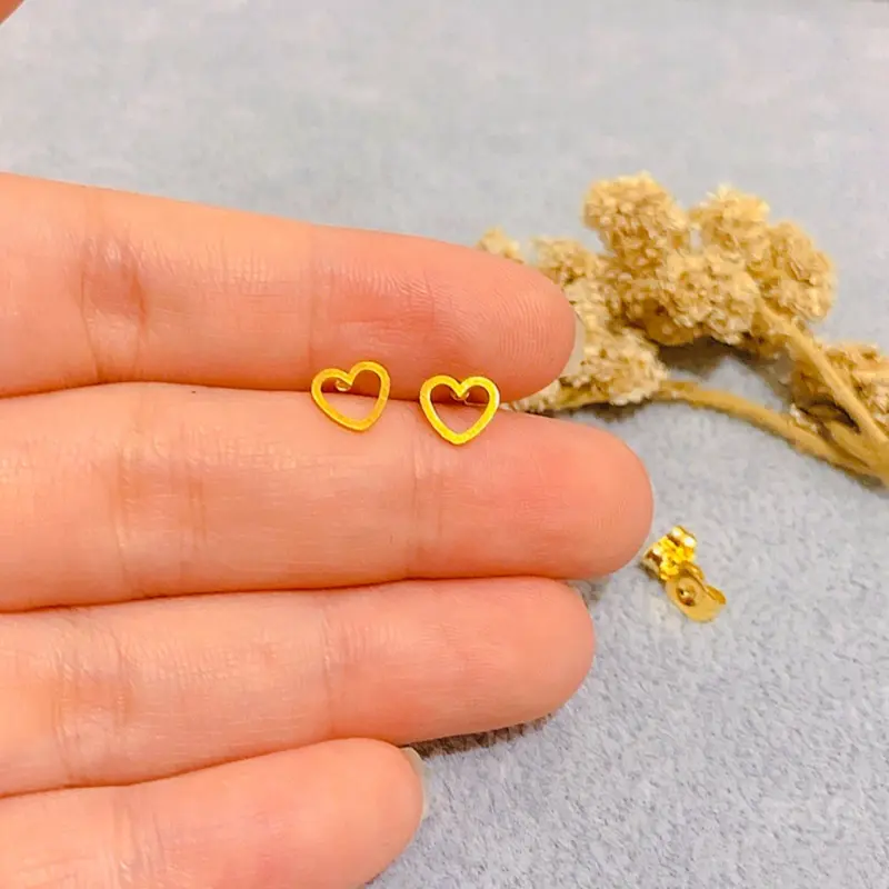 Anting titanium mini ootd lucu wanita 7
