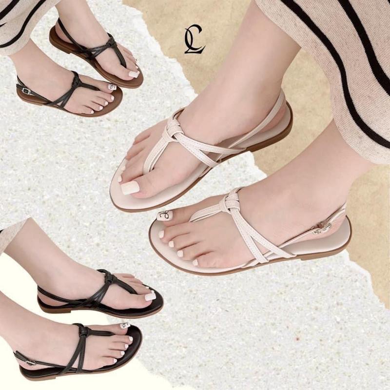 Sandal bệt mũi tròn xỏ ngón kiểu có bigsize 35-45