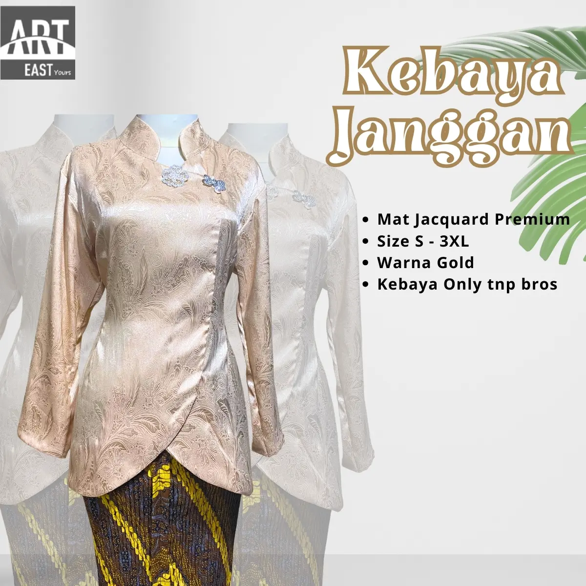 Kebaya Janggan Dasiyah Gold Kebaya Dian Sastro Gadis Kretek