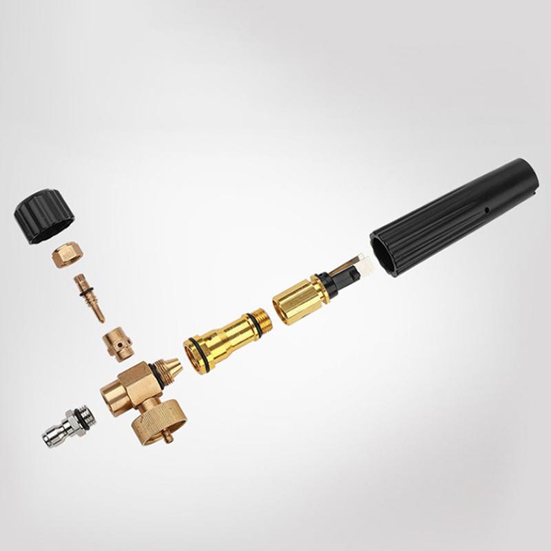 Product Introduction of High Pressure Washer Nozzle Snow Foam Lance 1/4" Quick Connect Soap Foamer Cannon Generator Car Wash Cleaning Bottle 1L 3000PSI 28