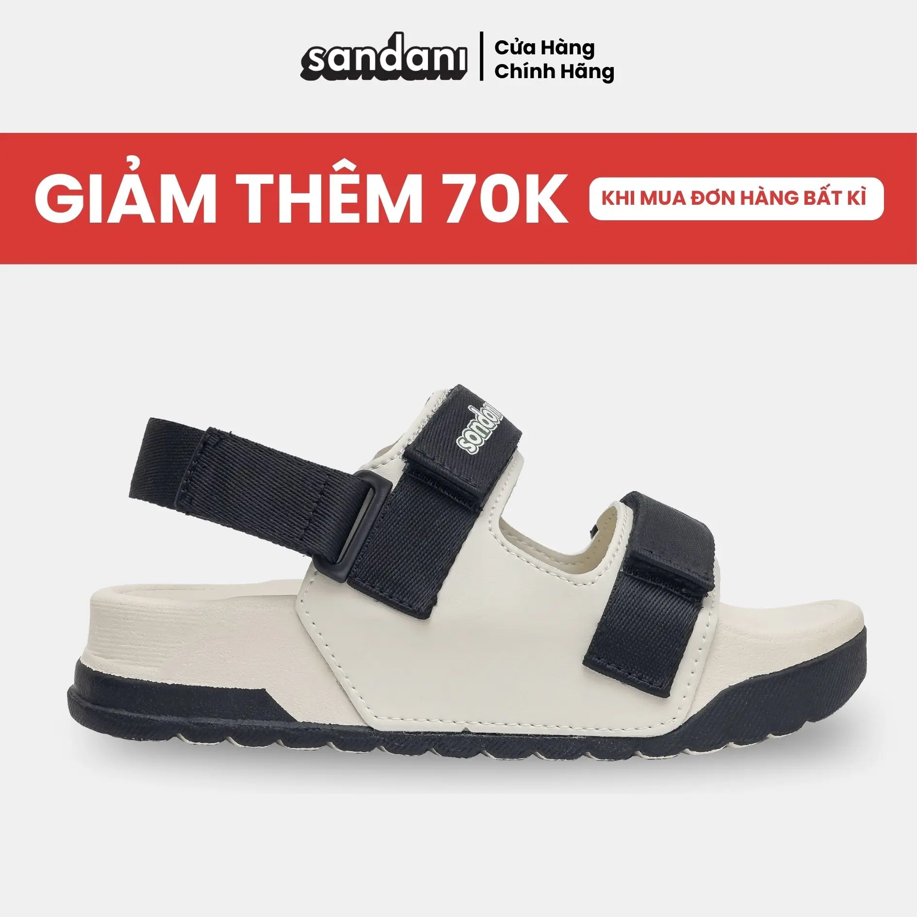 Giày Sandal Nữ Quai Ngang Đế Êm Chống Trơn, Dây Dù, Màu Đen Be Size 36-40 - Sandani Quai Hậu DéP Shoes