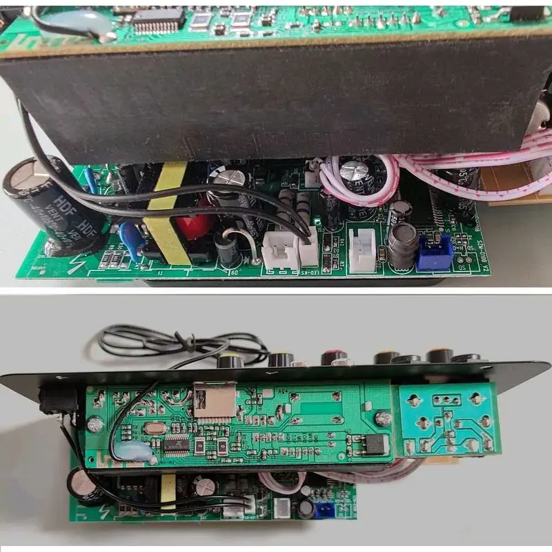 TaffSTUDIO Amplifier Board Audio Bluetooth USB FM Subwoofer DIY 400W - D10OK  Bagi Anda penggemar musik dan sering berpergian menggunakan kendaraan pribadi, audio amplifier Koneksi TF Card, USB Flashdisk, dan Bluetooth termasuk remot 3