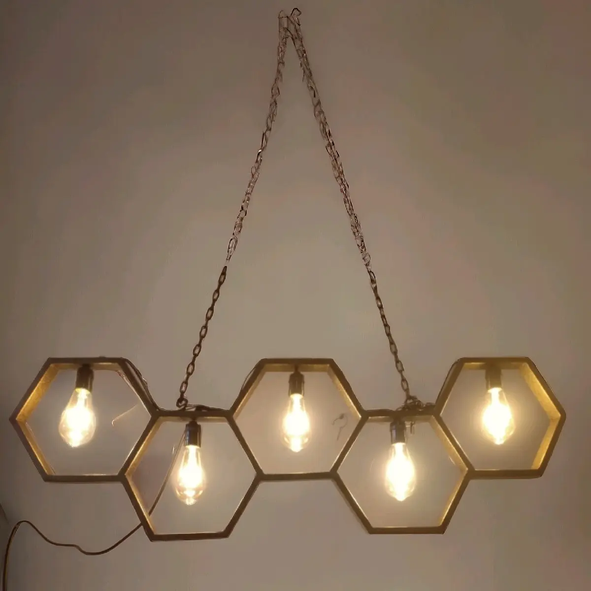 Lampu Gantung Hexagonal (#LGH01) Airworkshop