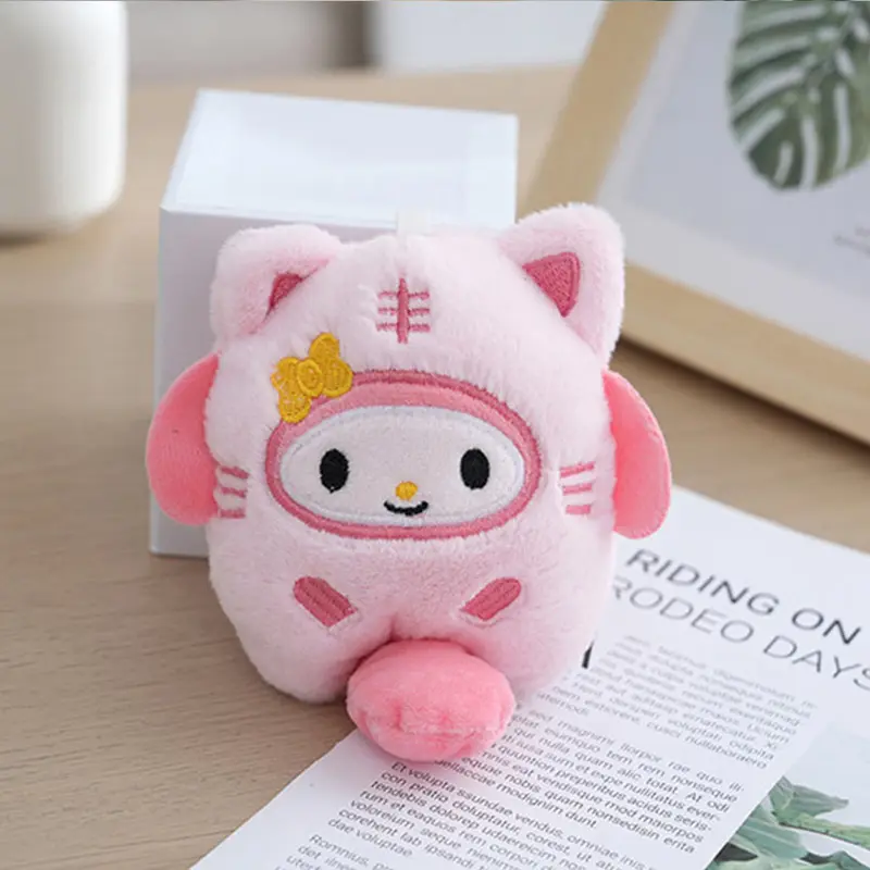 Sanrio Cat Series Plush Dolls / Gantungan Kunci Boneka Sanrio / Liontin Mainan Untuk Anak 8