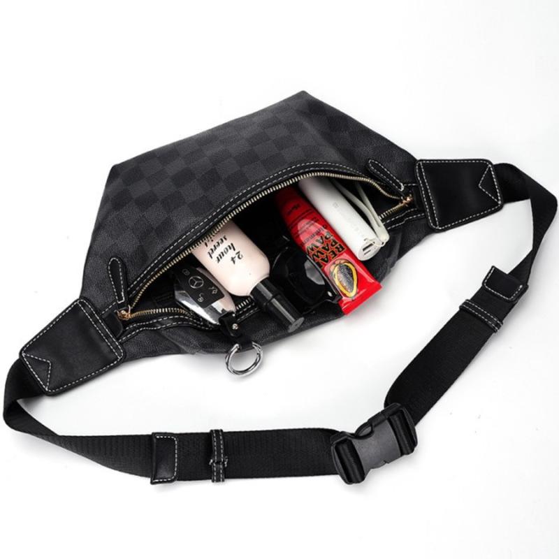 Max-Mor M058 Tas Selempang Kulit Pria Waist Bag Cowok Pinggang Waistbag multifungsi waist bag casual 2