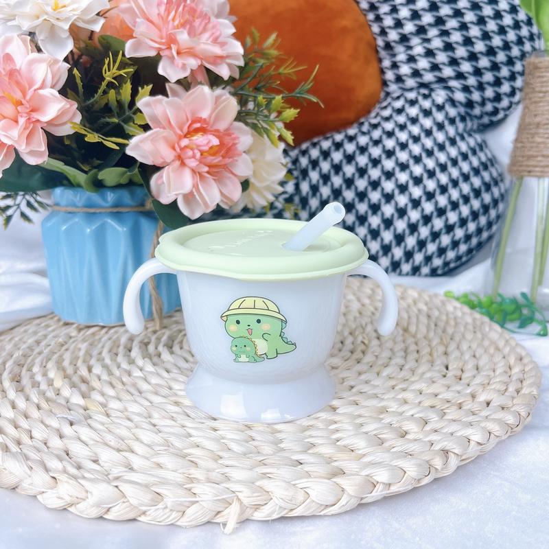 Cốc hút 3 giai đoạn Lion Baby và Cốc 3 giai đoạn Kichilachi cho bé từ 6 tháng tuổi