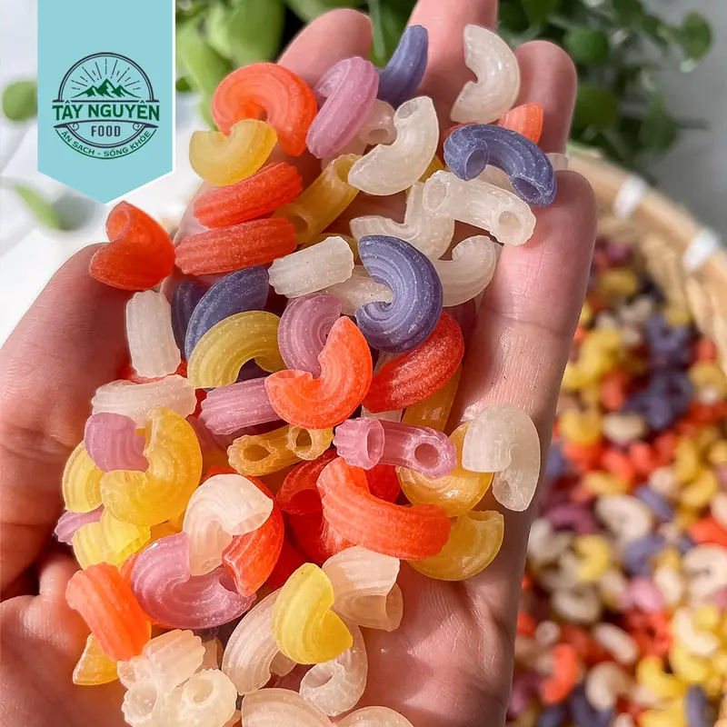 Nui ống rau củ healthy Tây Nguyên Food - Việt Nam 500g/1kg 2